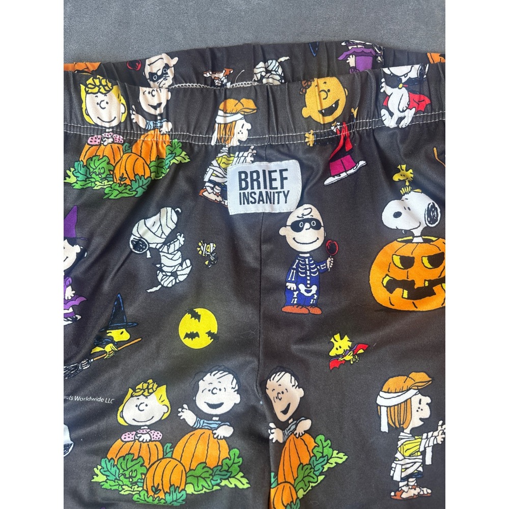Peanuts Halloween Pajama Pants Snoopy Charlie Brown Medium